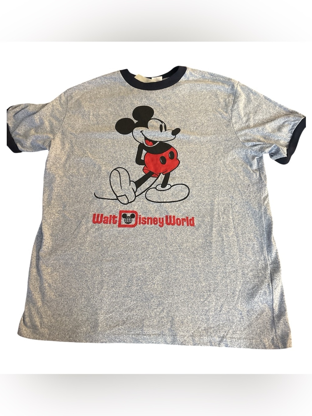 Disney Classic WDW T Shirt w/MICKEY MOUSE SZ L Heather Gray NWOT!!!